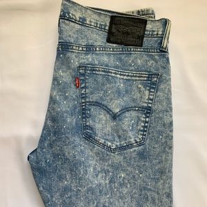 Acid wash bleached Levi’s Jeans (W36, L32)